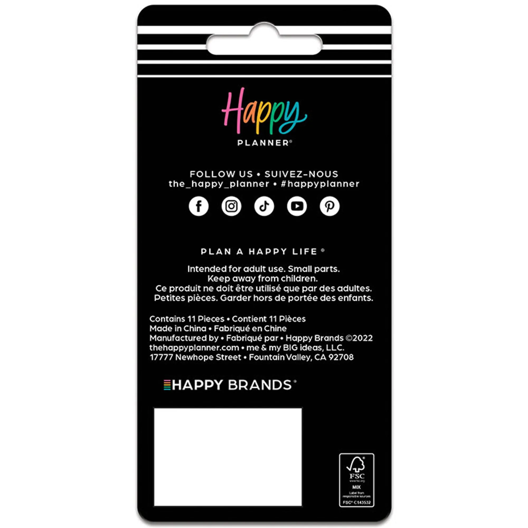 Happy Planner Blush Tortoise Shell Expander Disc