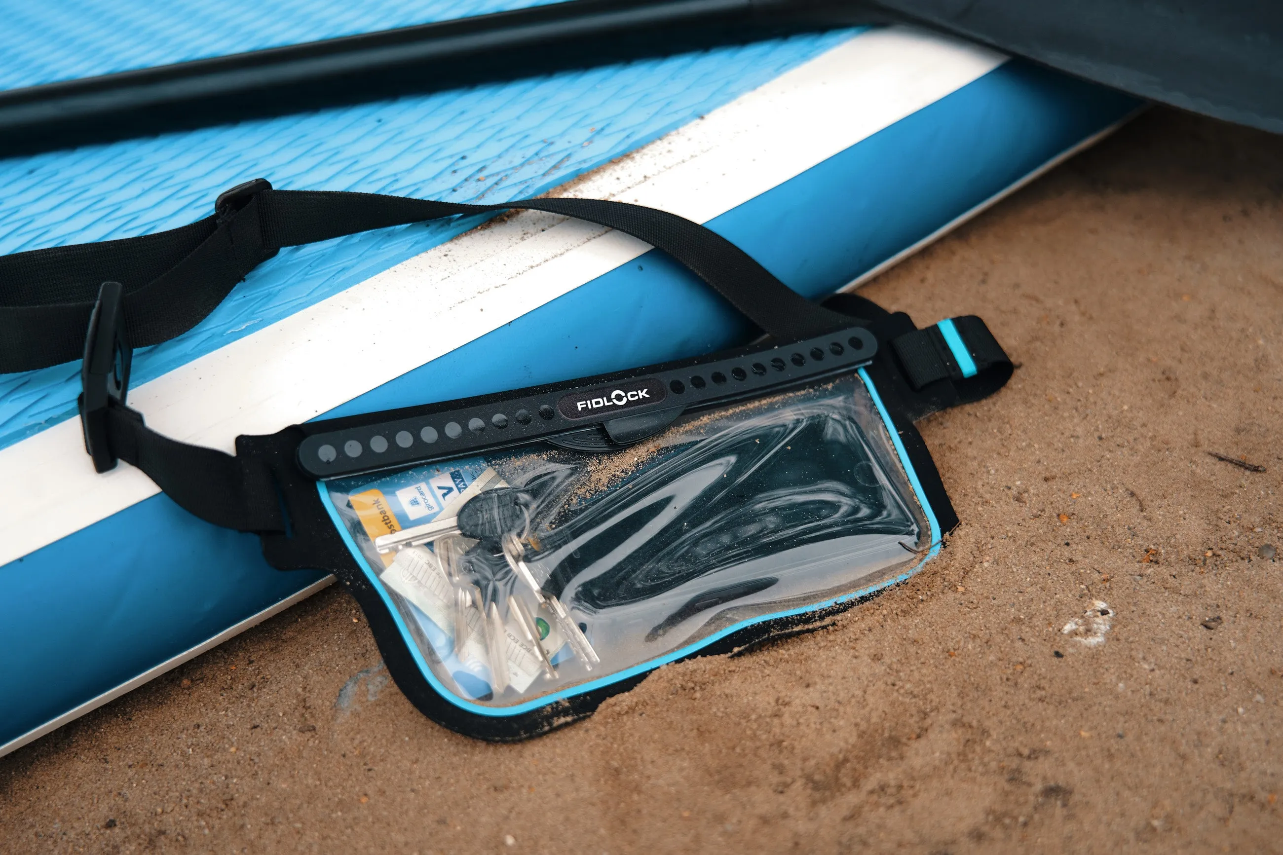 Hermetic Waterproof Sling Bag - Transparent Black