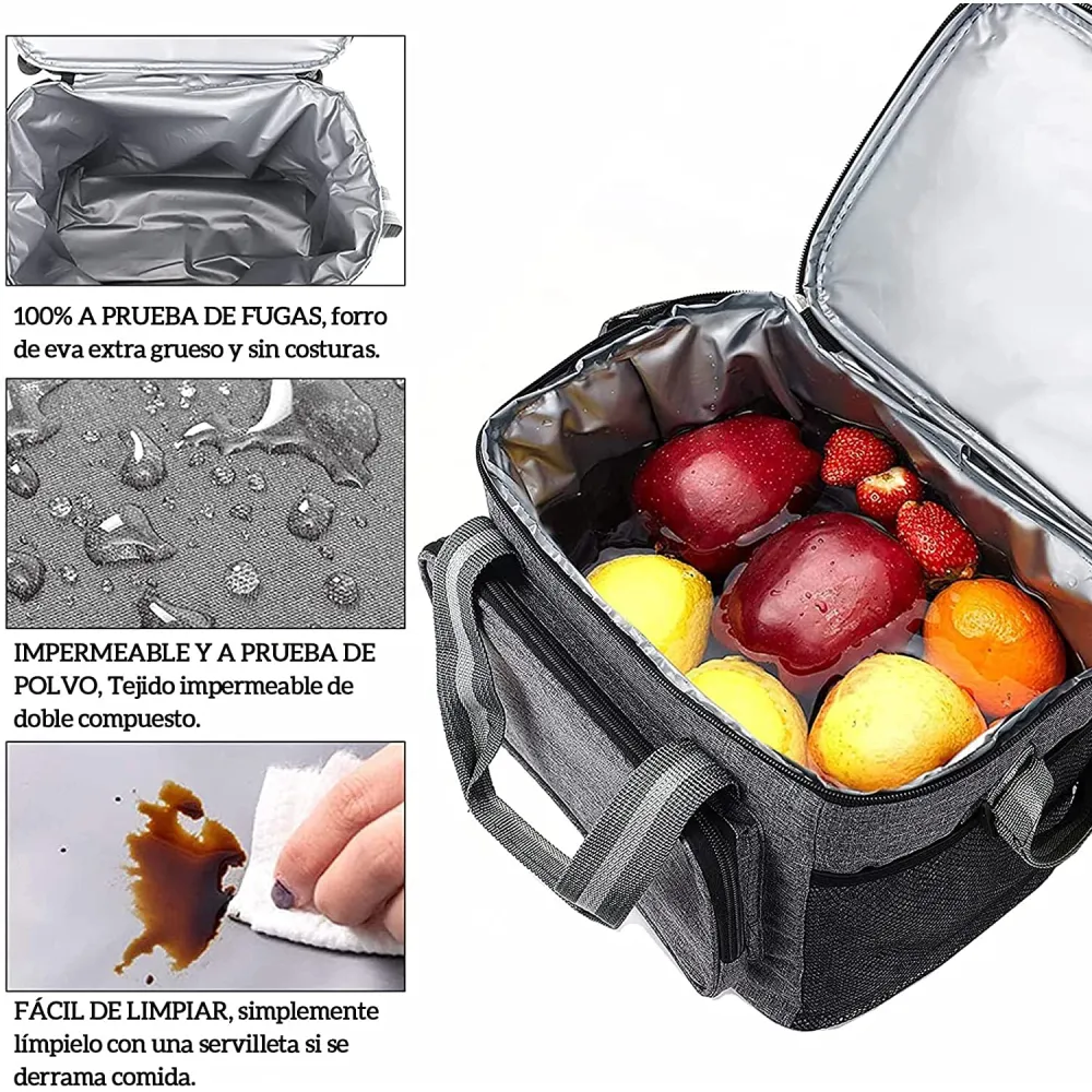 Insulation Bag Thickened Outdoor Oxford Cloth Heat Preservation Cold Large Capacity Portable Lunch Bag