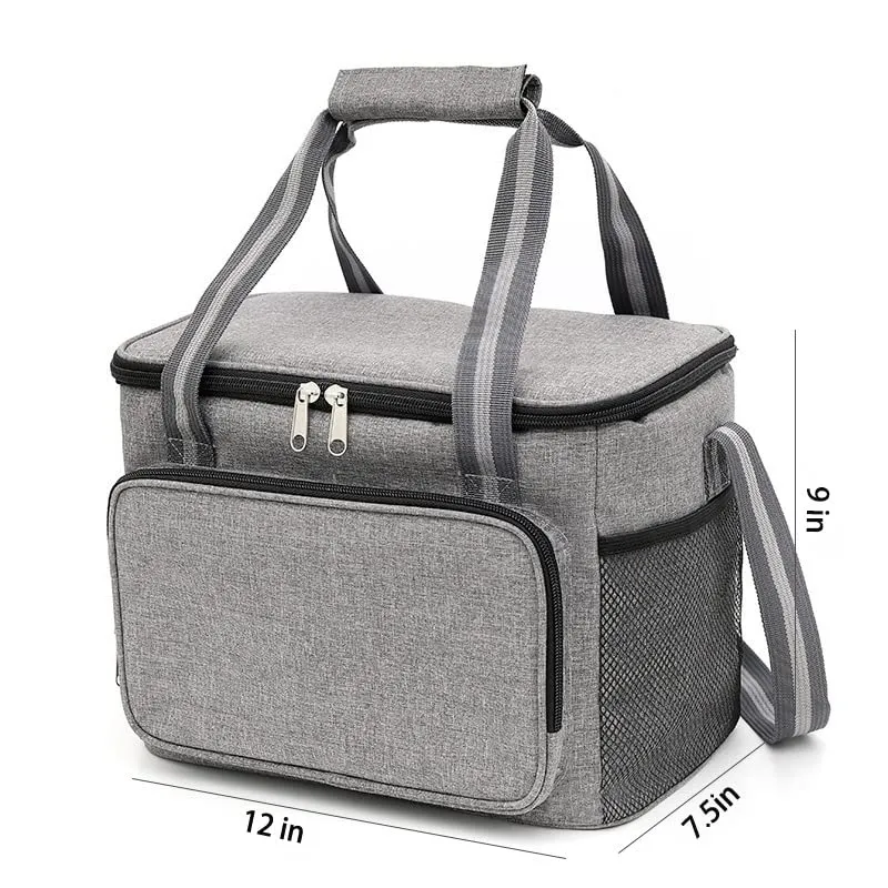 Insulation Bag Thickened Outdoor Oxford Cloth Heat Preservation Cold Large Capacity Portable Lunch Bag