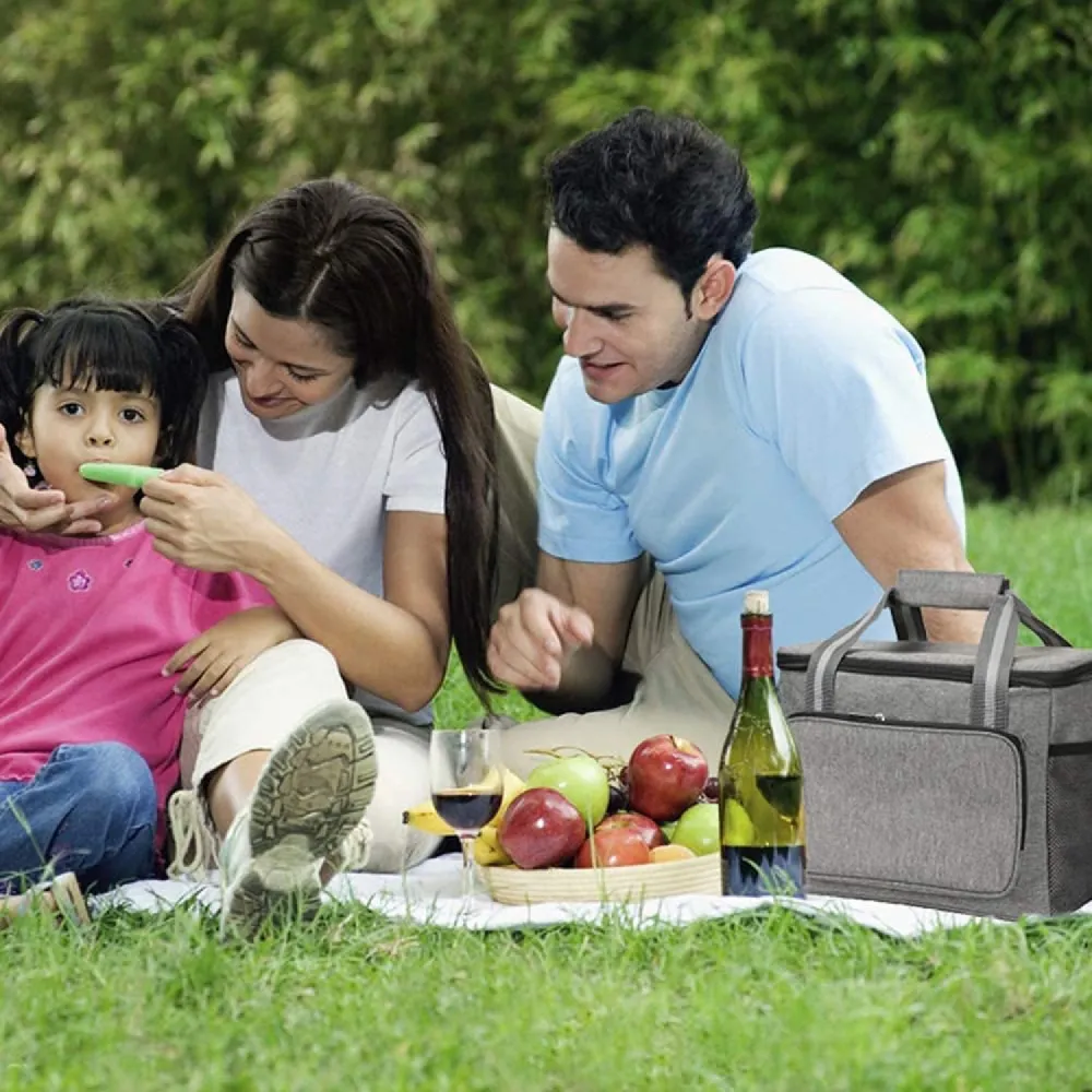 Insulation Bag Thickened Outdoor Oxford Cloth Heat Preservation Cold Large Capacity Portable Lunch Bag