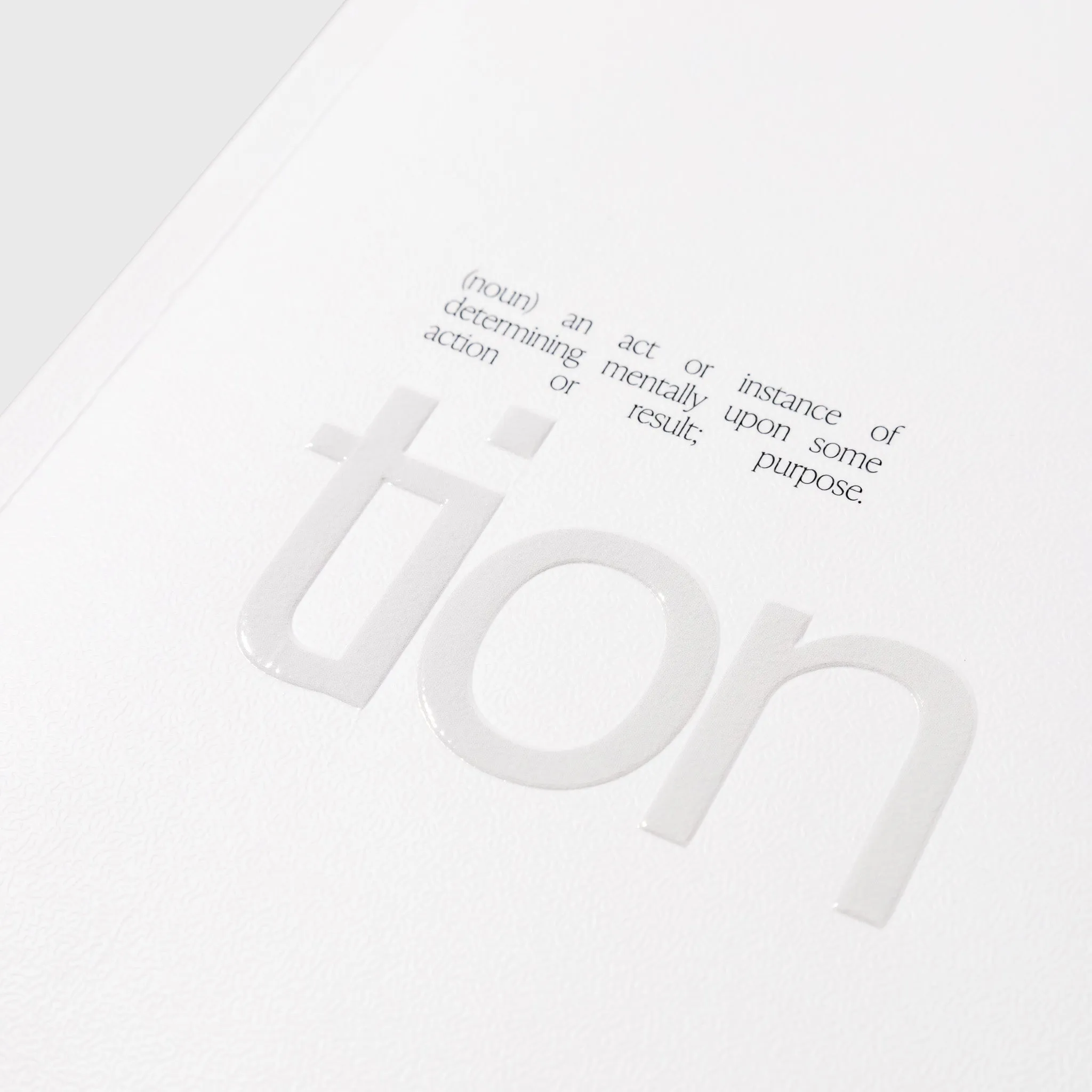 Intention Notebook