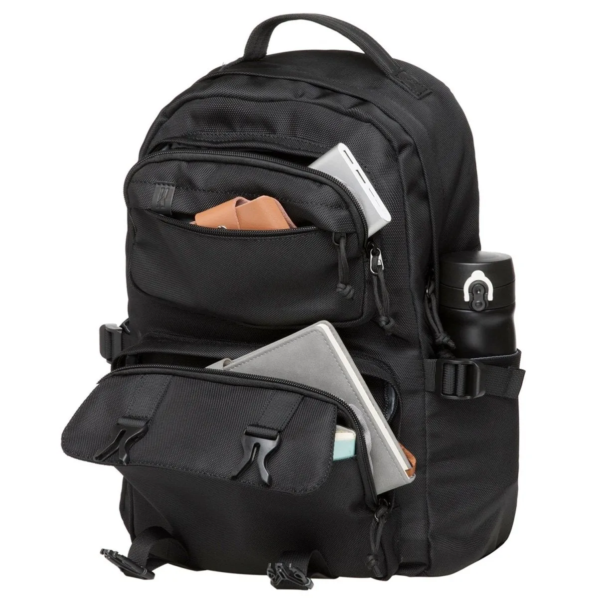 KAUKKO Backpack for daily use, ( KS20-BLACK/18.5L ）