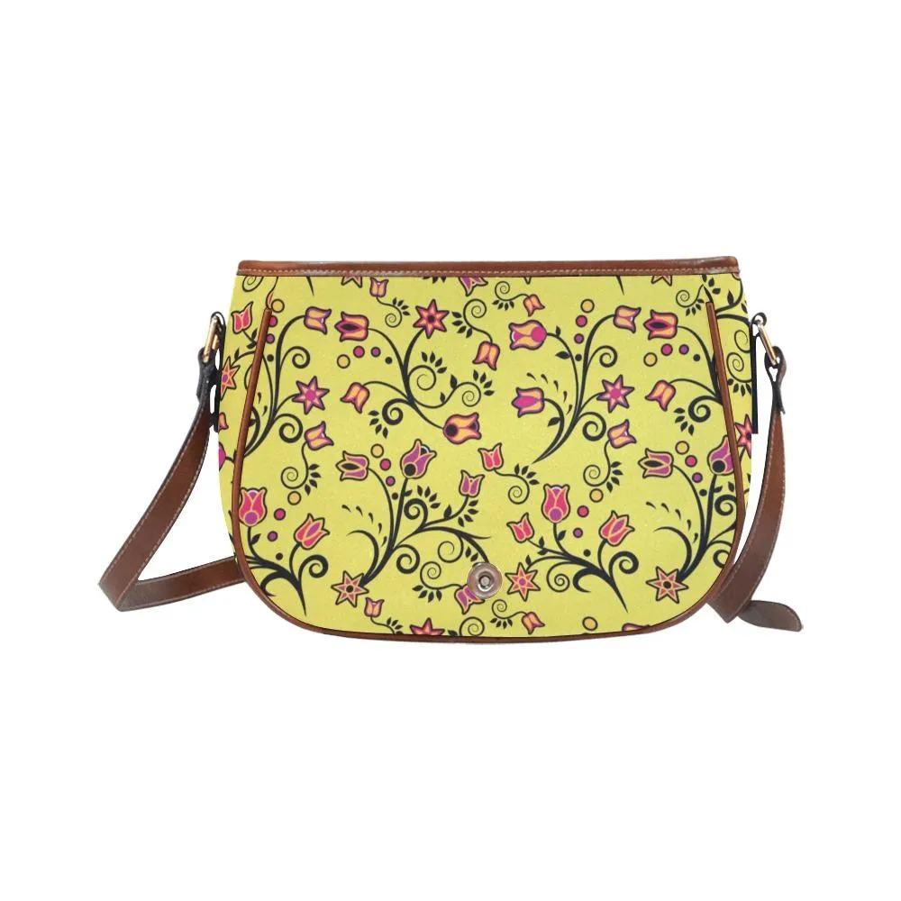 Key Lime Star Saddle Bag/Large