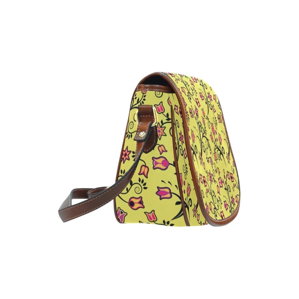 Key Lime Star Saddle Bag/Large