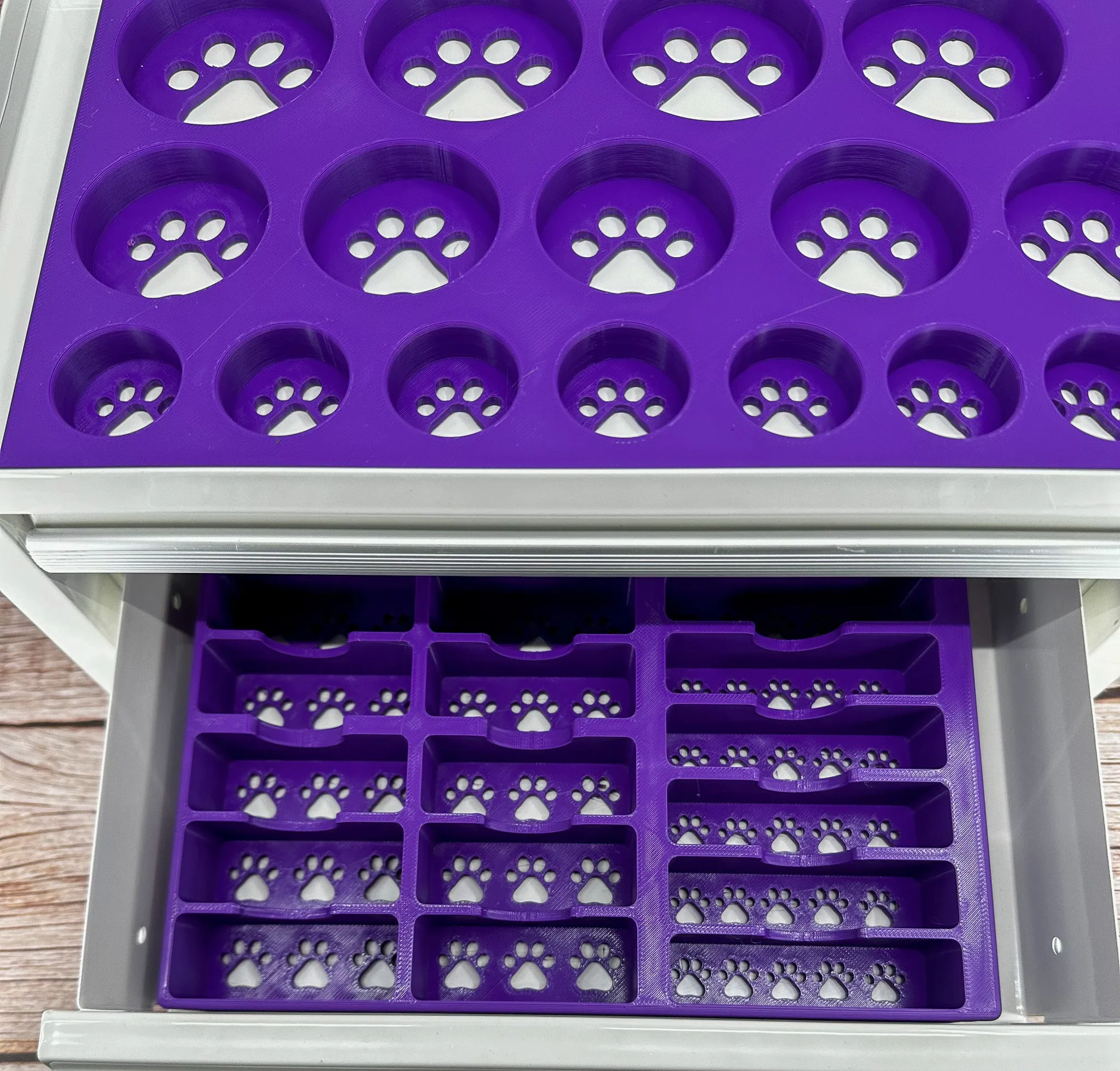 Kobalt Mini Toolbox-Dog Grooming Toolbox Insert Bundle | Holds 2 Scissors, 10 Standard Blades, 5 Wide Blades, 2 Scissors 16 Perfumes