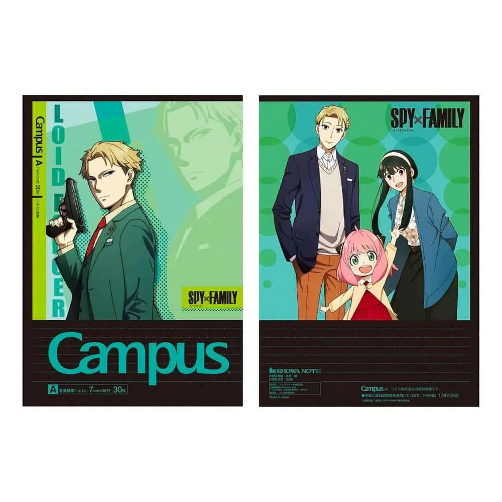 Kokuyo Notebook (5-Pack) - Campus - Spy Family - 5 Designs