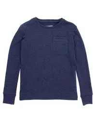 LD Livingston Tee LS Navy