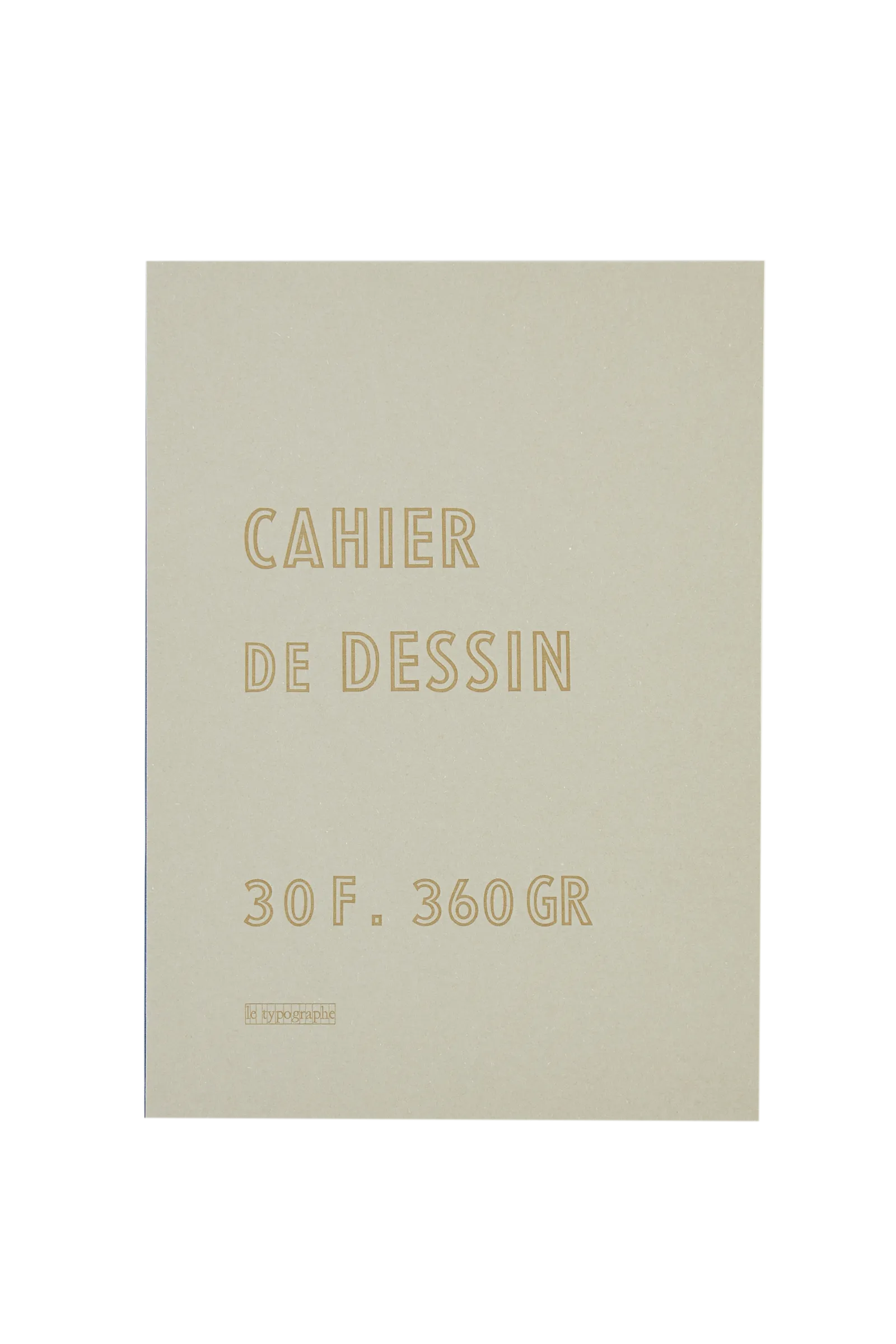 Le Typographe Drawing Notebook