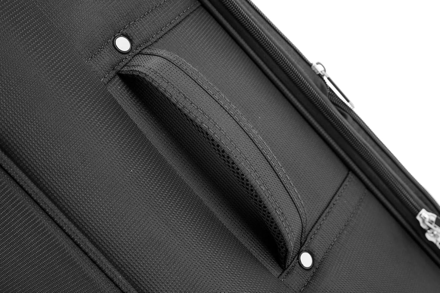 Medium Lightweight Spinner Suitcase DK-08 Black 2.55KG