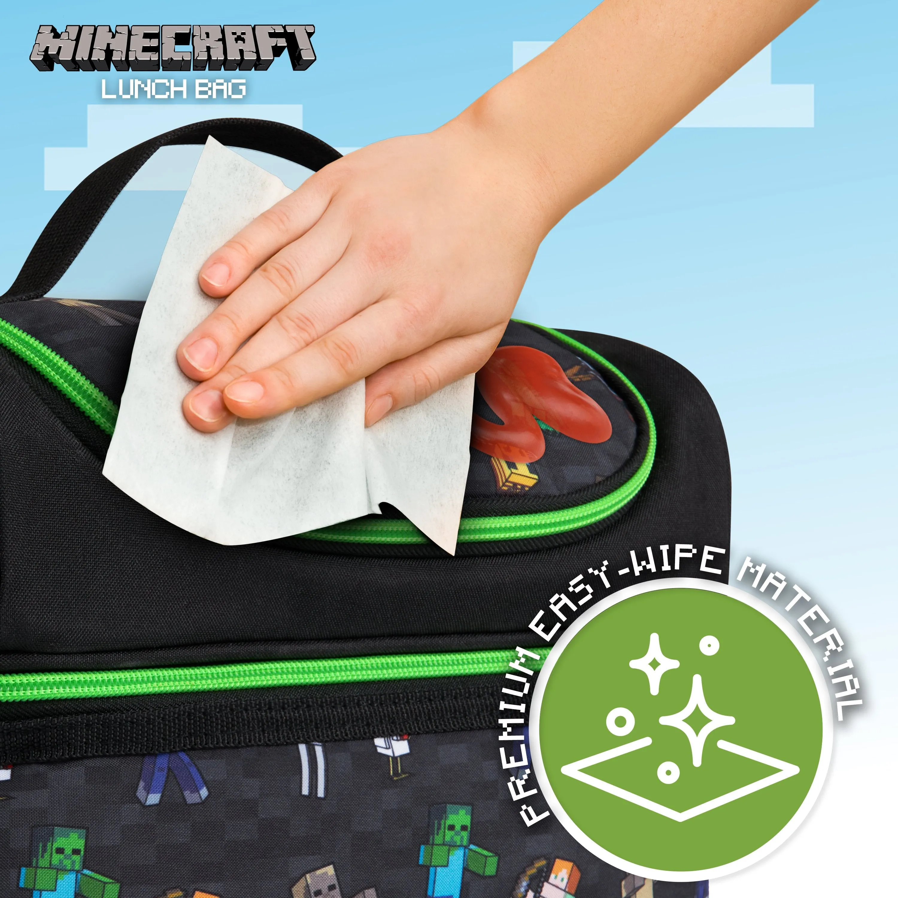 Minecraft Lunchbox, Insulated Lunch Bags for School, Minecraft Gifts
