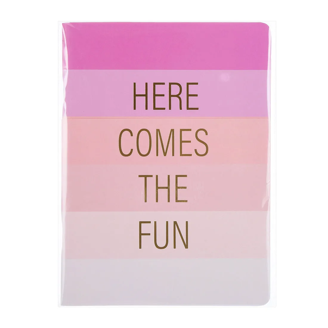 MINISO Pink Colored Fading Hardcover Notebook, Memo Book