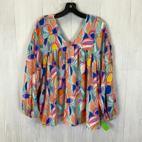 Multi-colored Top 3/4 Sleeve First Love, Size M