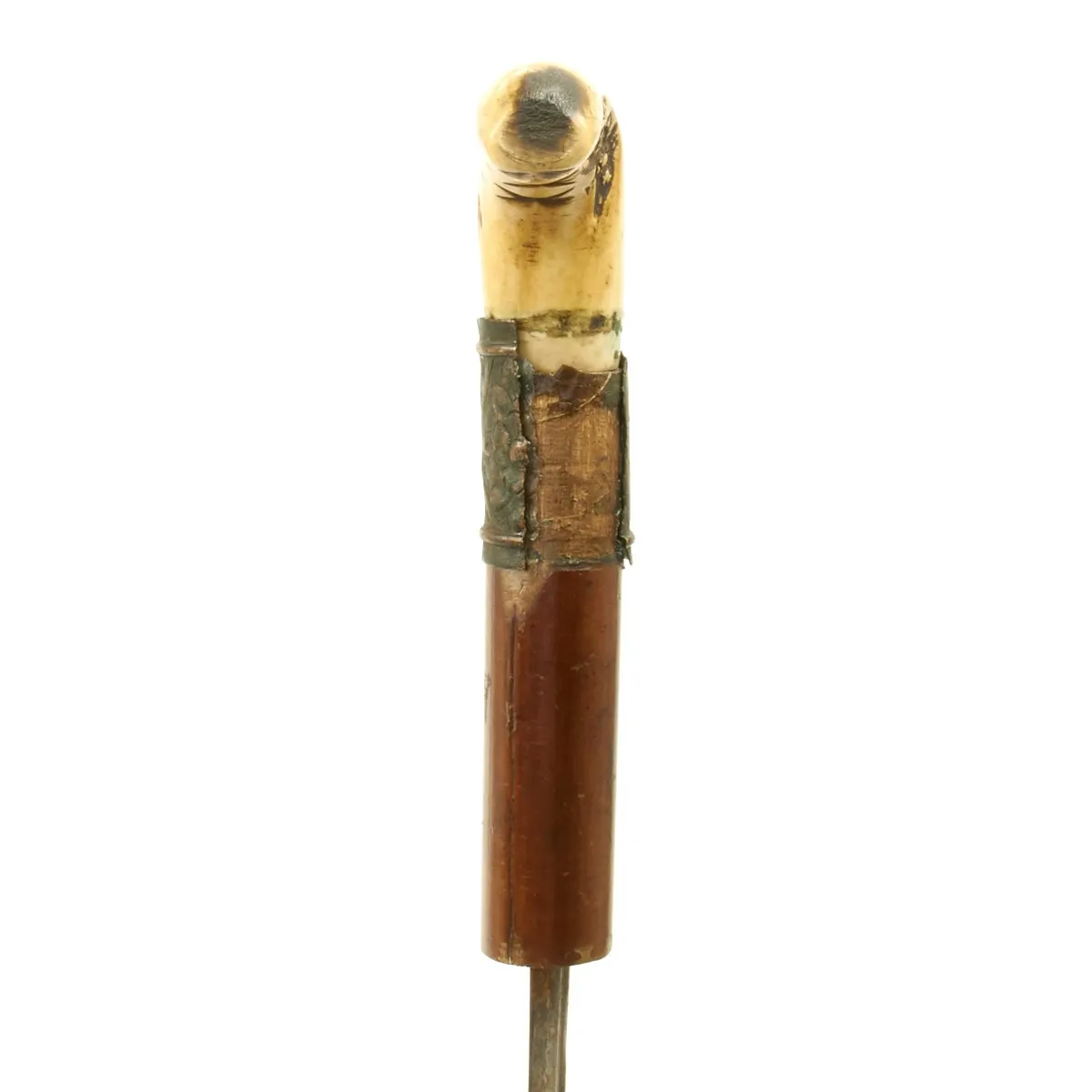 Original British Napoleonic 1809 Dated Cane Sword Stick - Given to Robert Peel M.P. by A. Wellesley