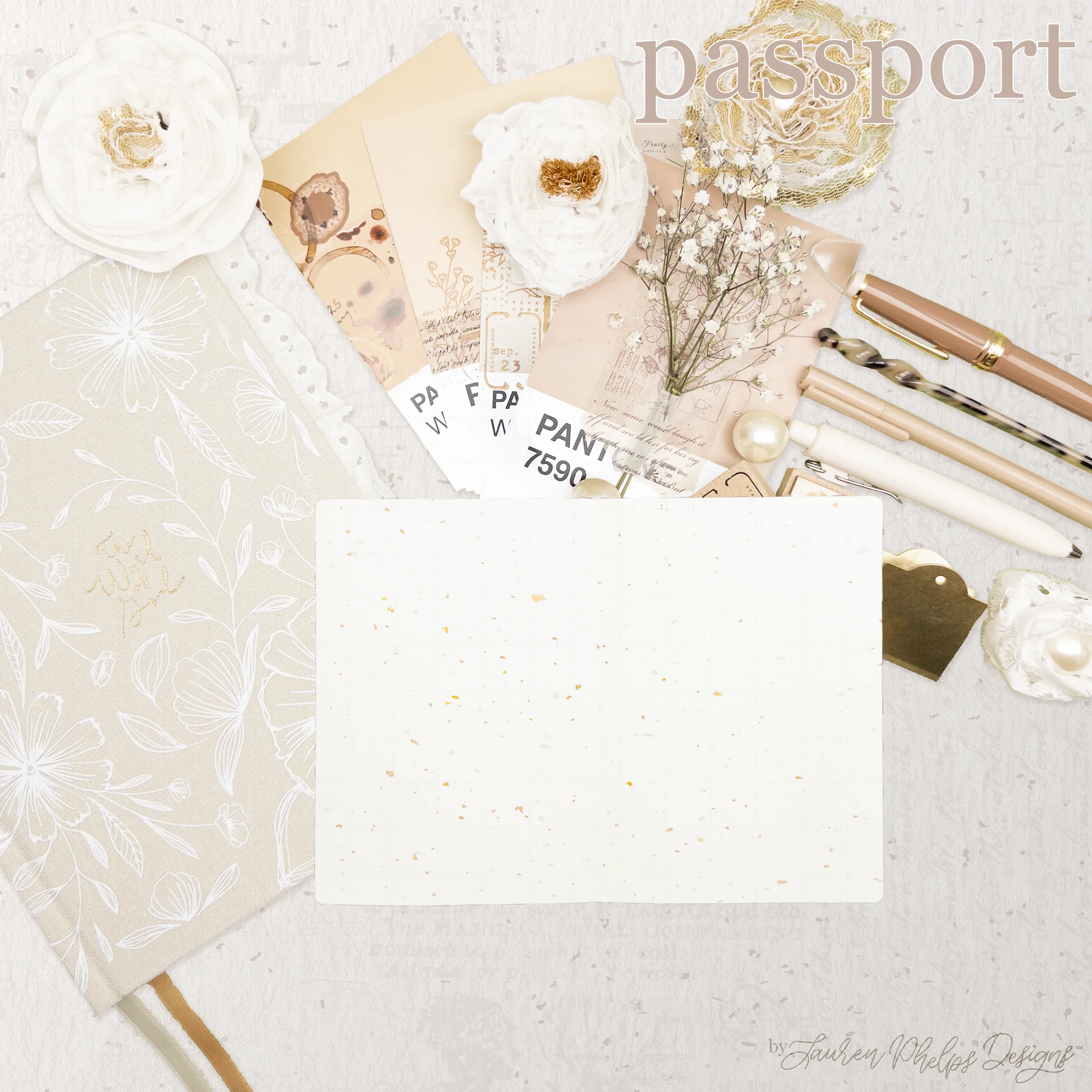 Passport Travelers Live | Plan | Dream® Notebook by Lauren Phelps Designs
