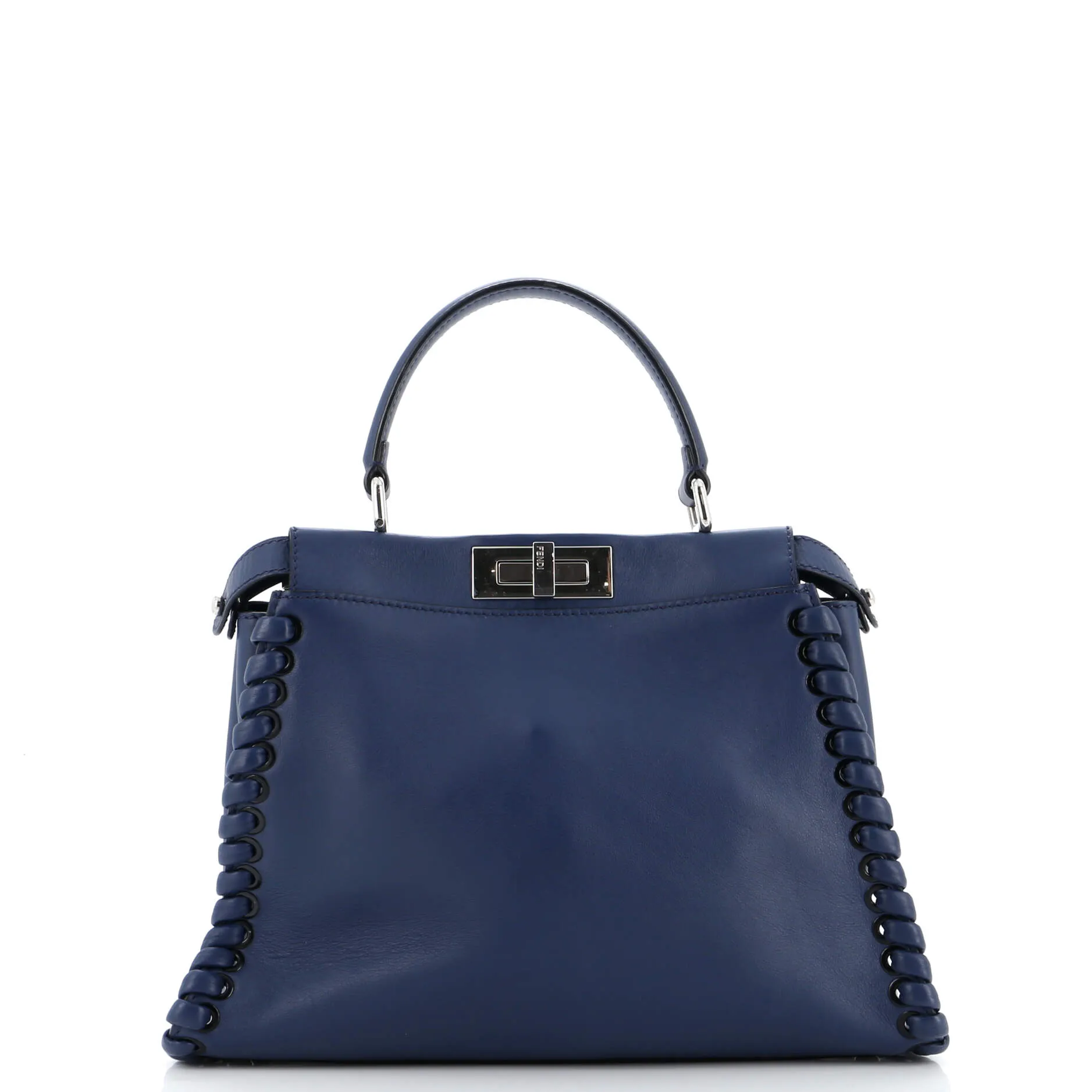 Peekaboo Bag Whipstitch Leather Regular