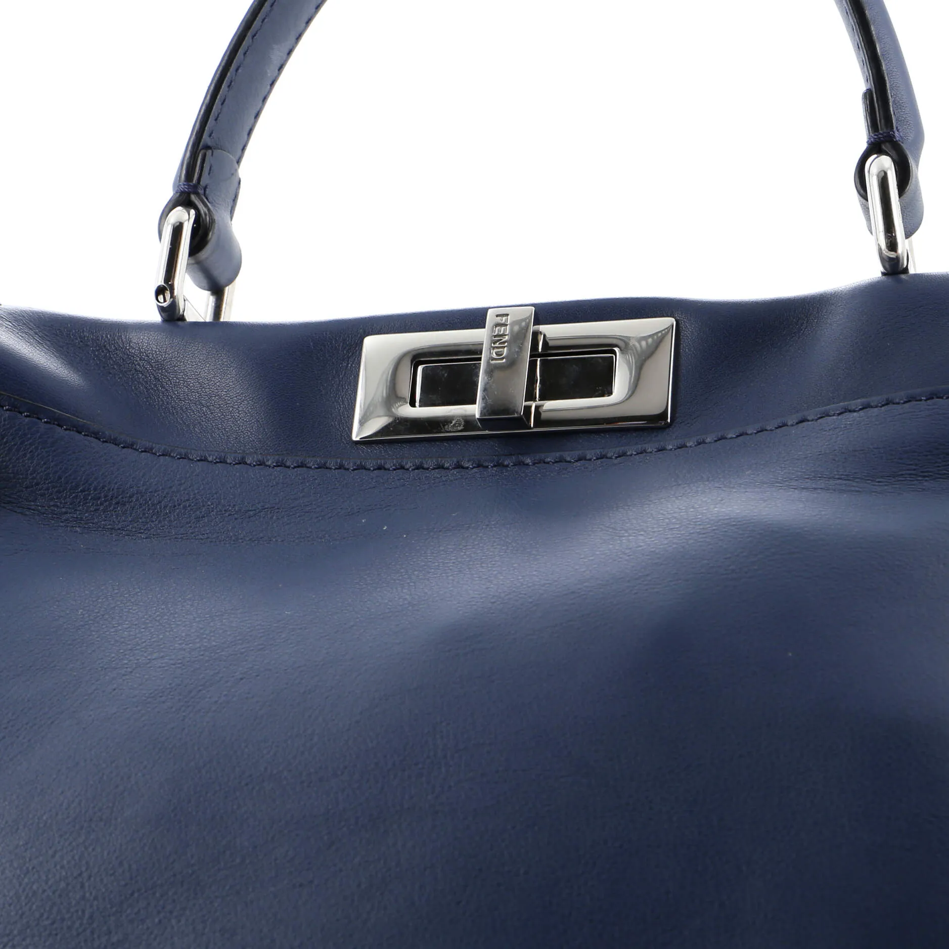 Peekaboo Bag Whipstitch Leather Regular