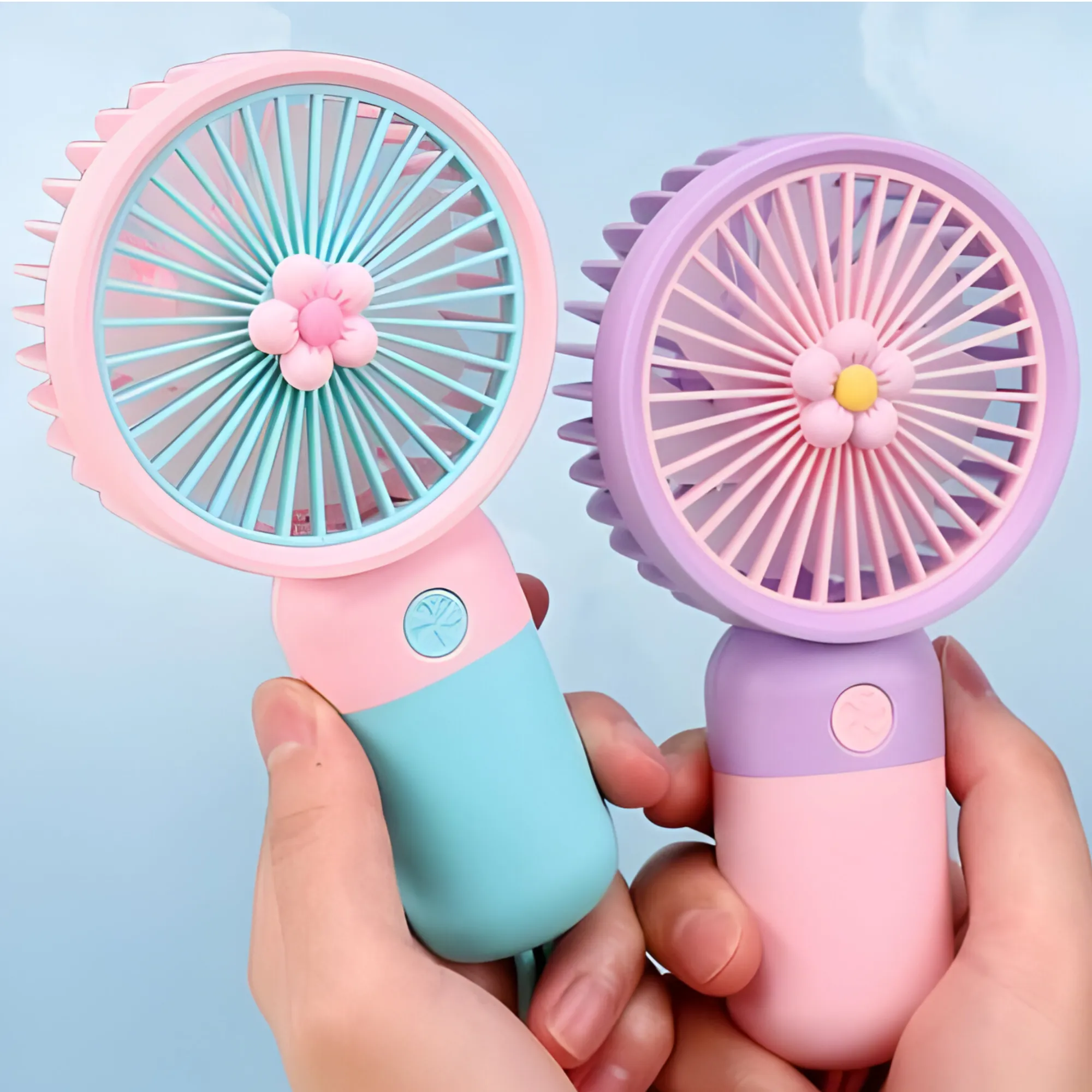 Portable Handheld Small USB Rechargable Cooling Fan