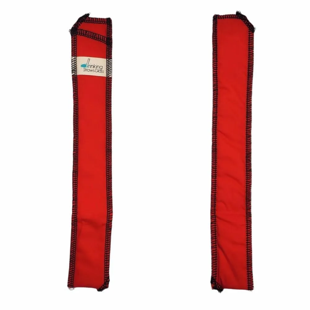 Pouch - Single Straw Carrying Pouch (Assorted Colors) by DrinkingStraws.Glass