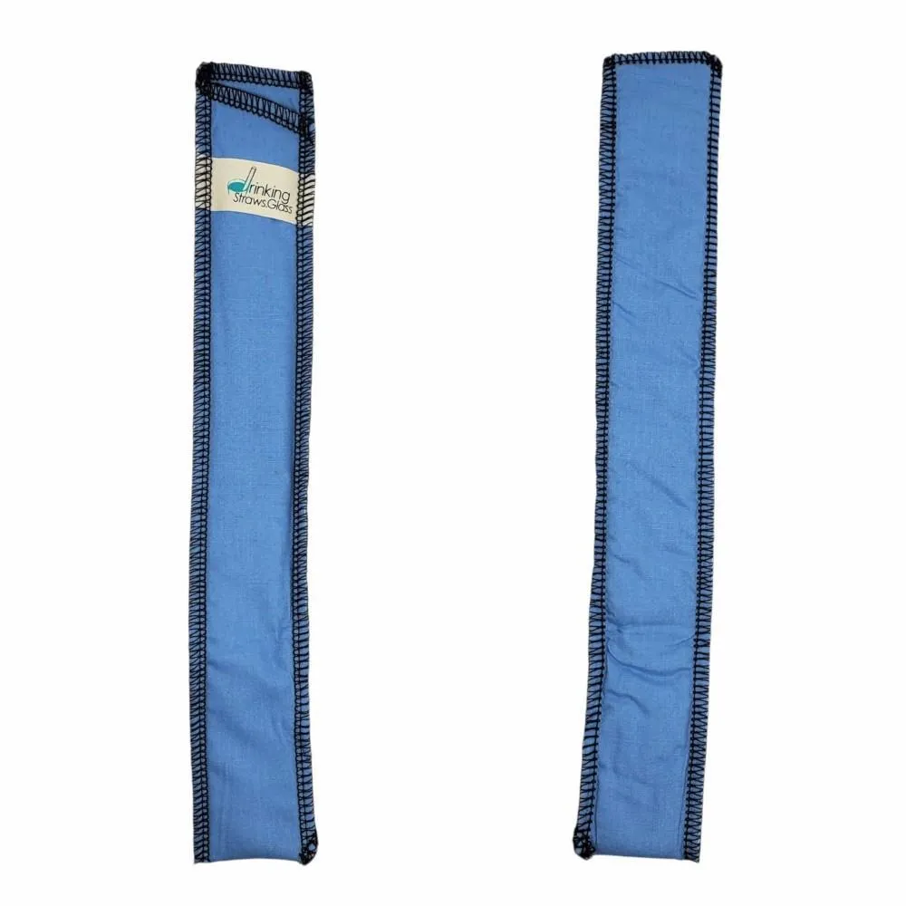 Pouch - Single Straw Carrying Pouch (Assorted Colors) by DrinkingStraws.Glass