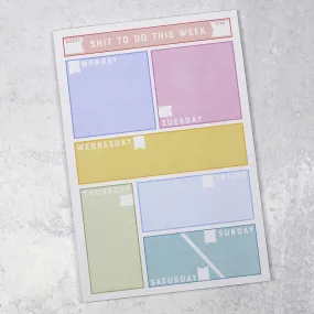 "Sh*t To Do This Week" Notepad