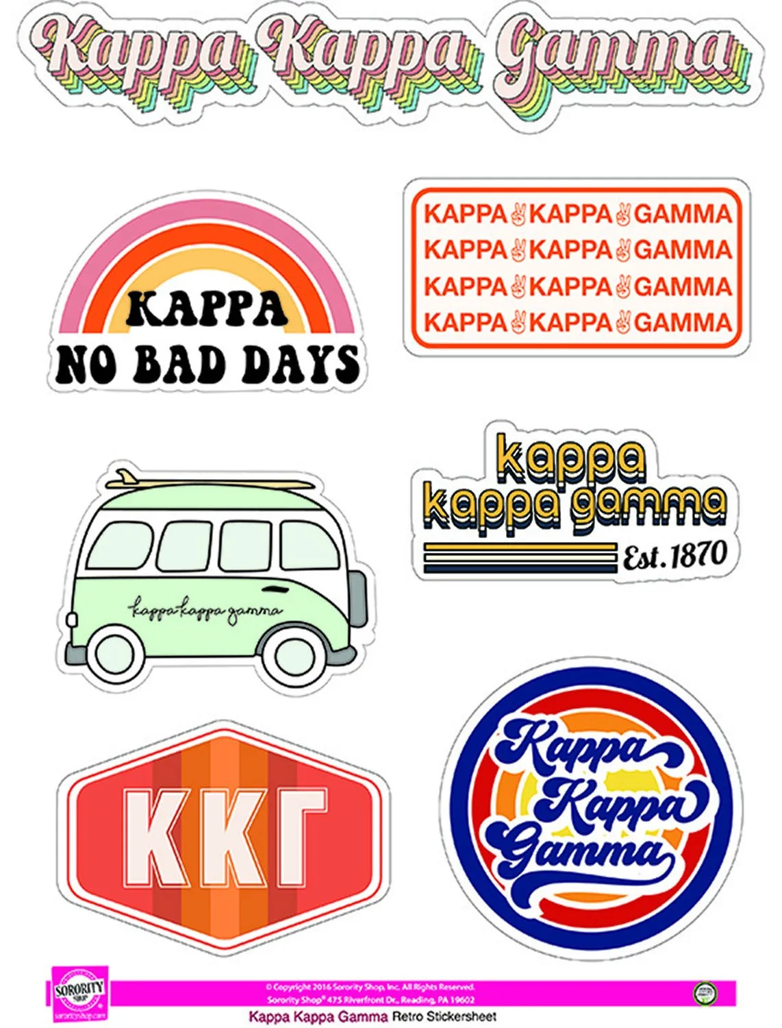 Retro Stickers