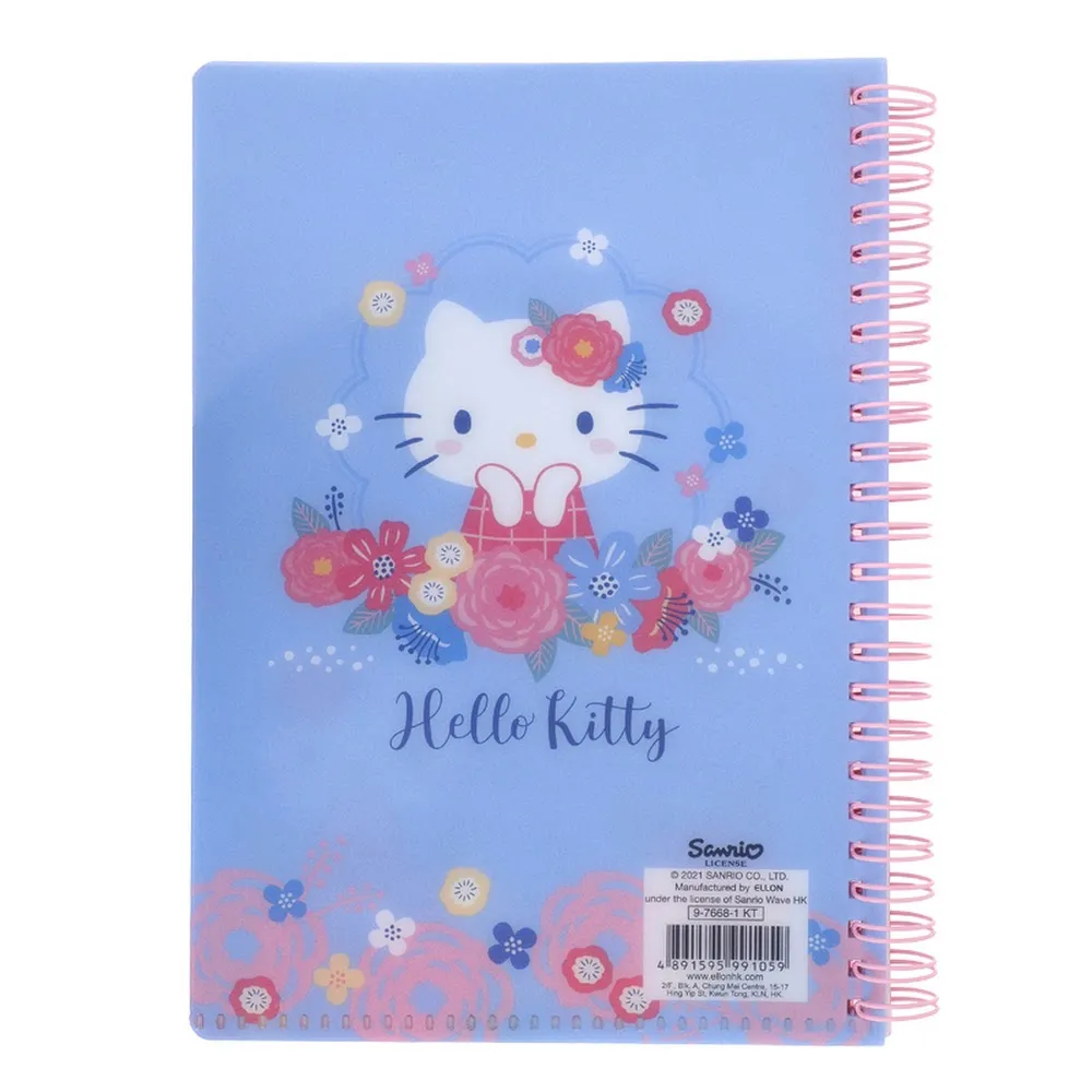 Sanrio Characters Wired A5 Notebook with Plastic Cover