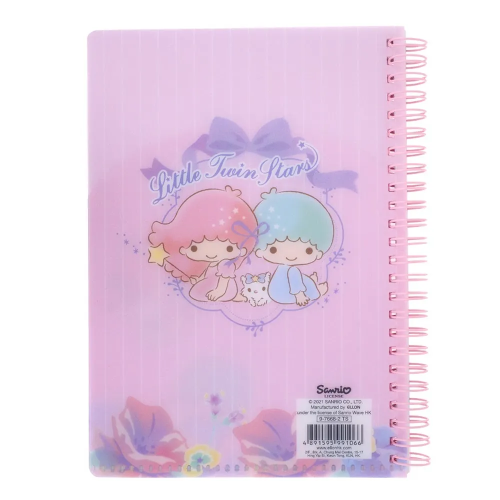 Sanrio Characters Wired A5 Notebook with Plastic Cover