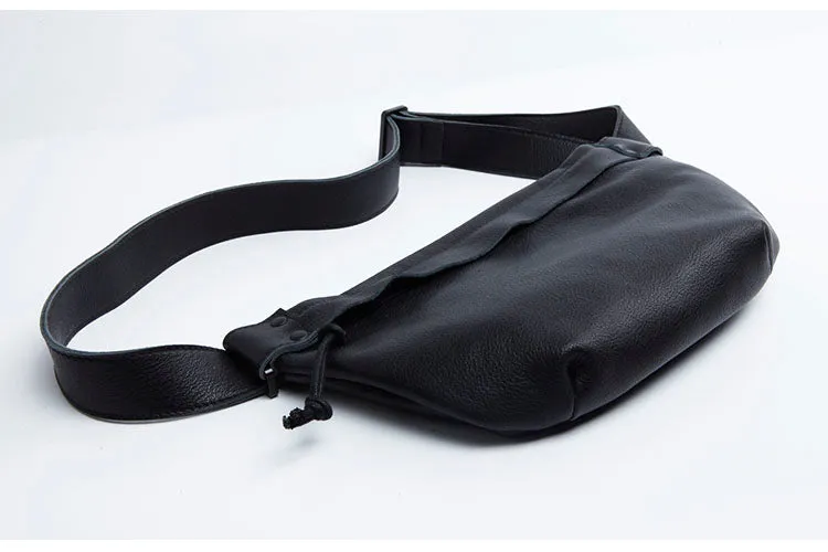 Small Womens Black Sling Bag Chest Pack Purse For Women