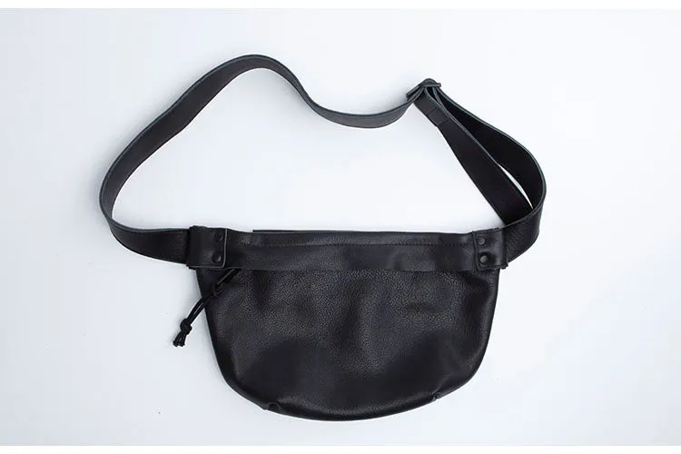 Small Womens Black Sling Bag Chest Pack Purse For Women
