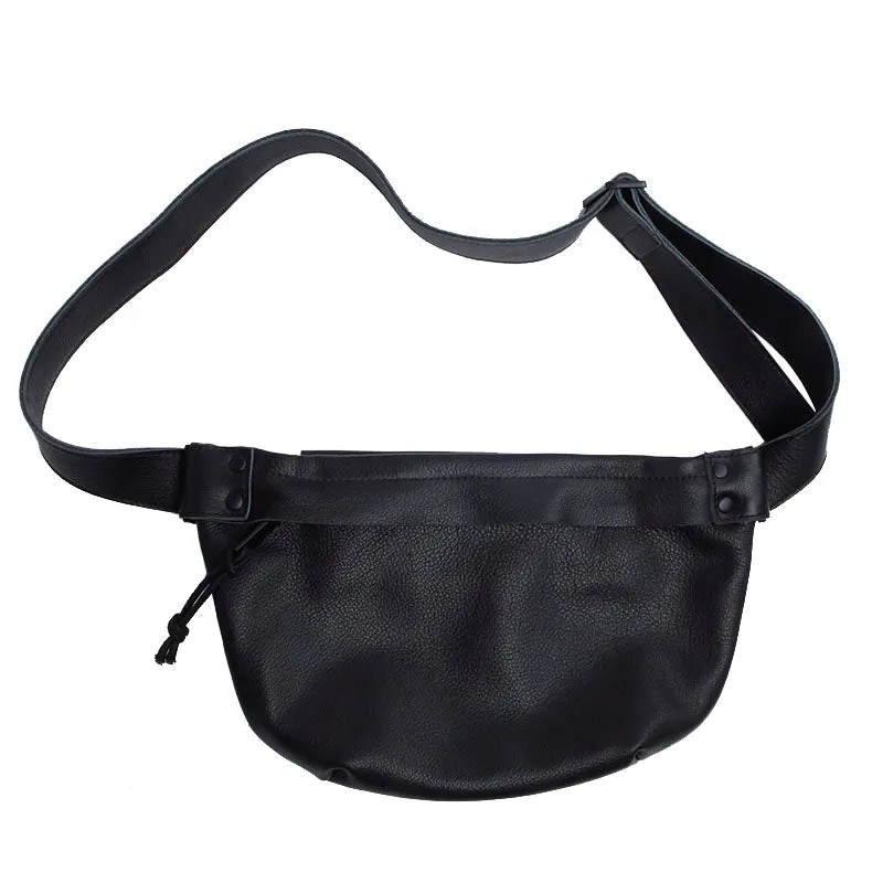 Small Womens Black Sling Bag Chest Pack Purse For Women