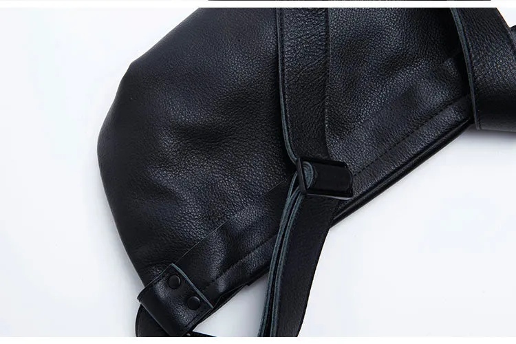 Small Womens Black Sling Bag Chest Pack Purse For Women