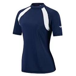 SPEEDO Short Sleeve Contrast Rashguard