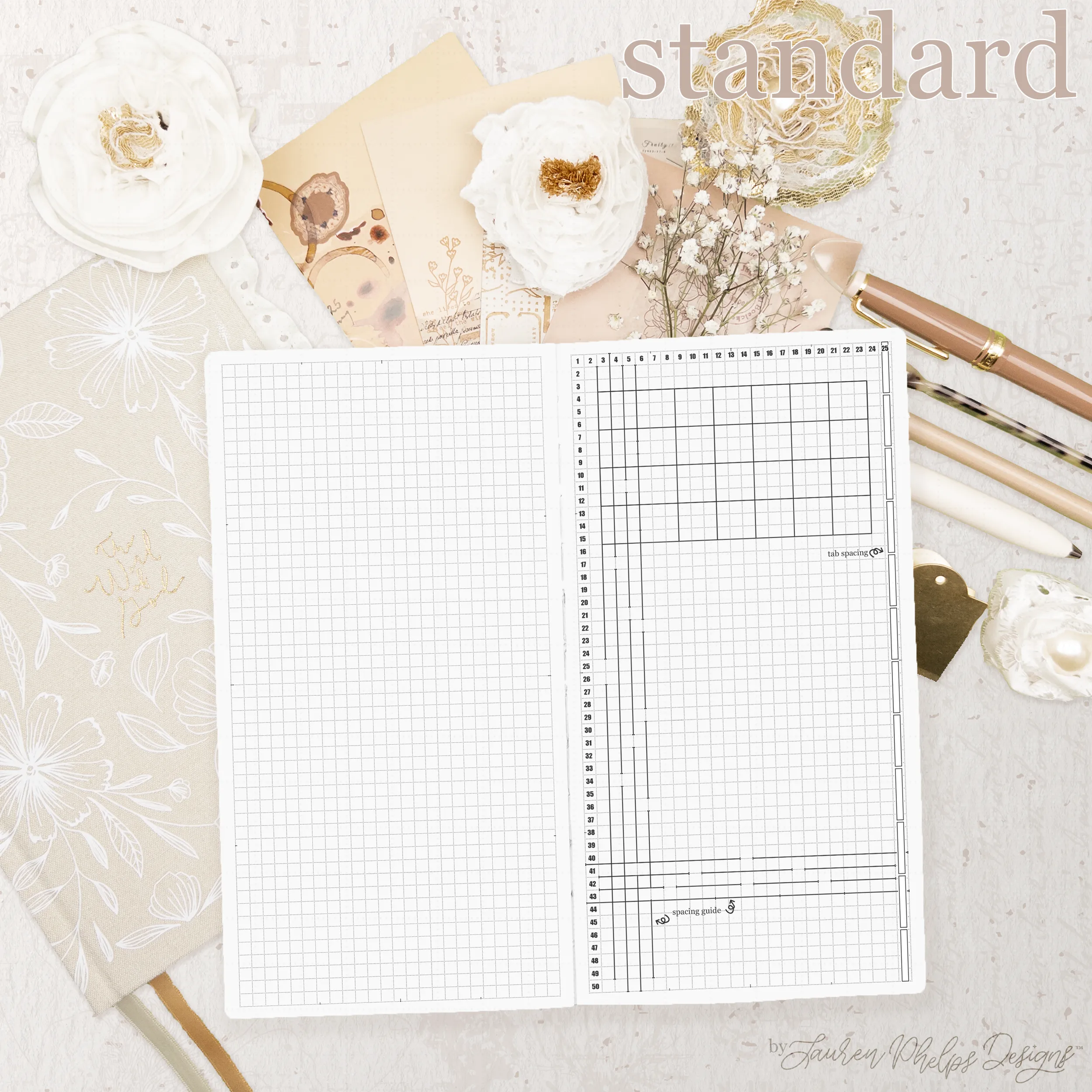 Standard Travelers Live | Plan | Dream® Notebook by Lauren Phelps Designs