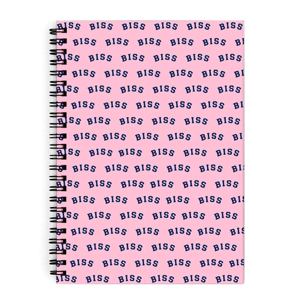 Stephanie Soo Signature 'BISS' Pink Notebook