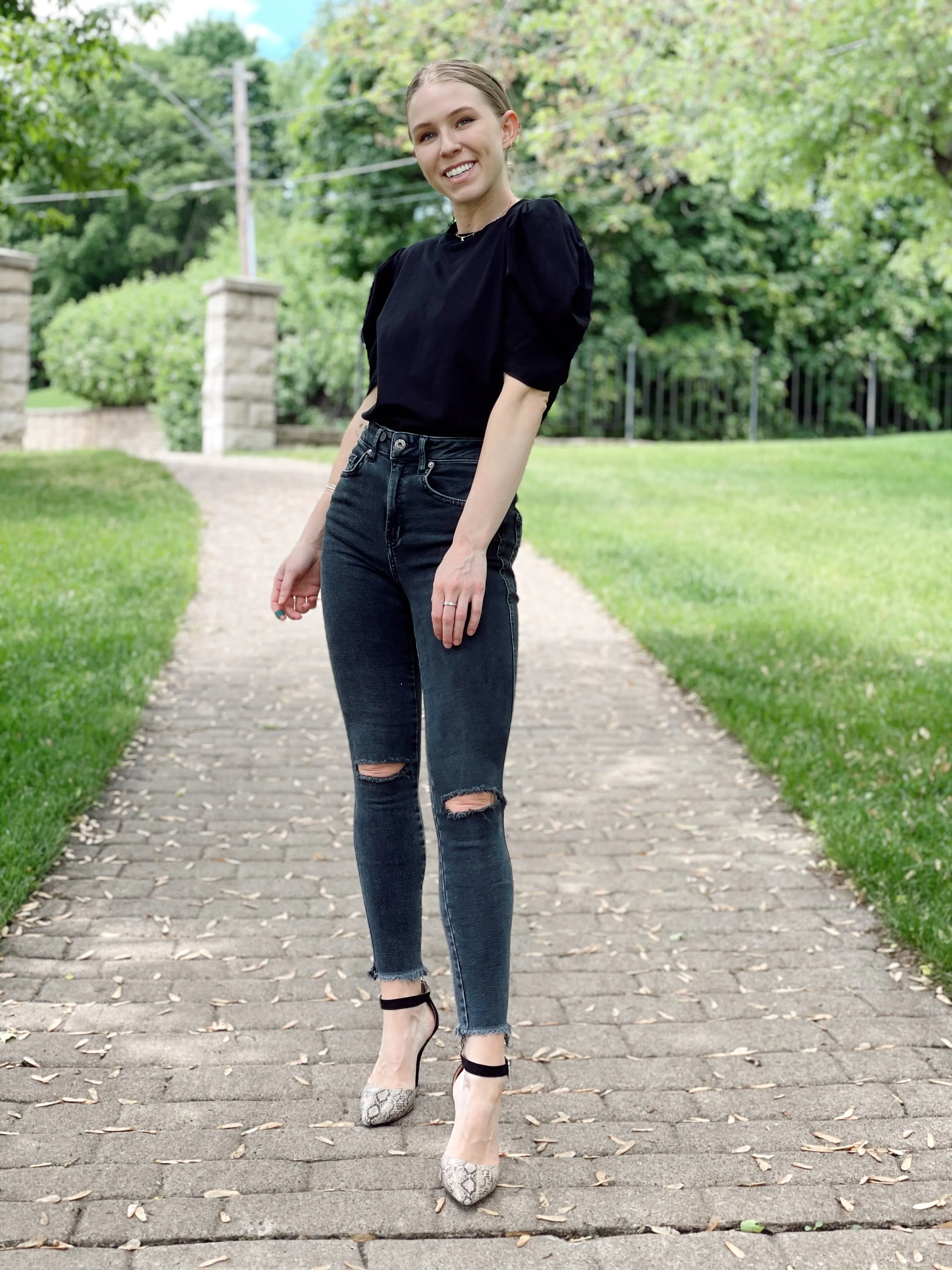 The Arielle Puff Sleeve Top - Final Sale