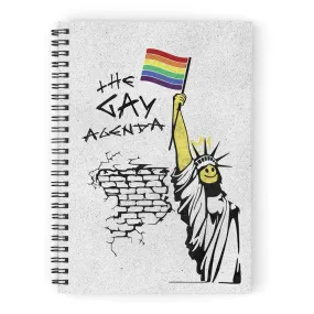 The Gay Agenda Notebook by Miles Mckenna