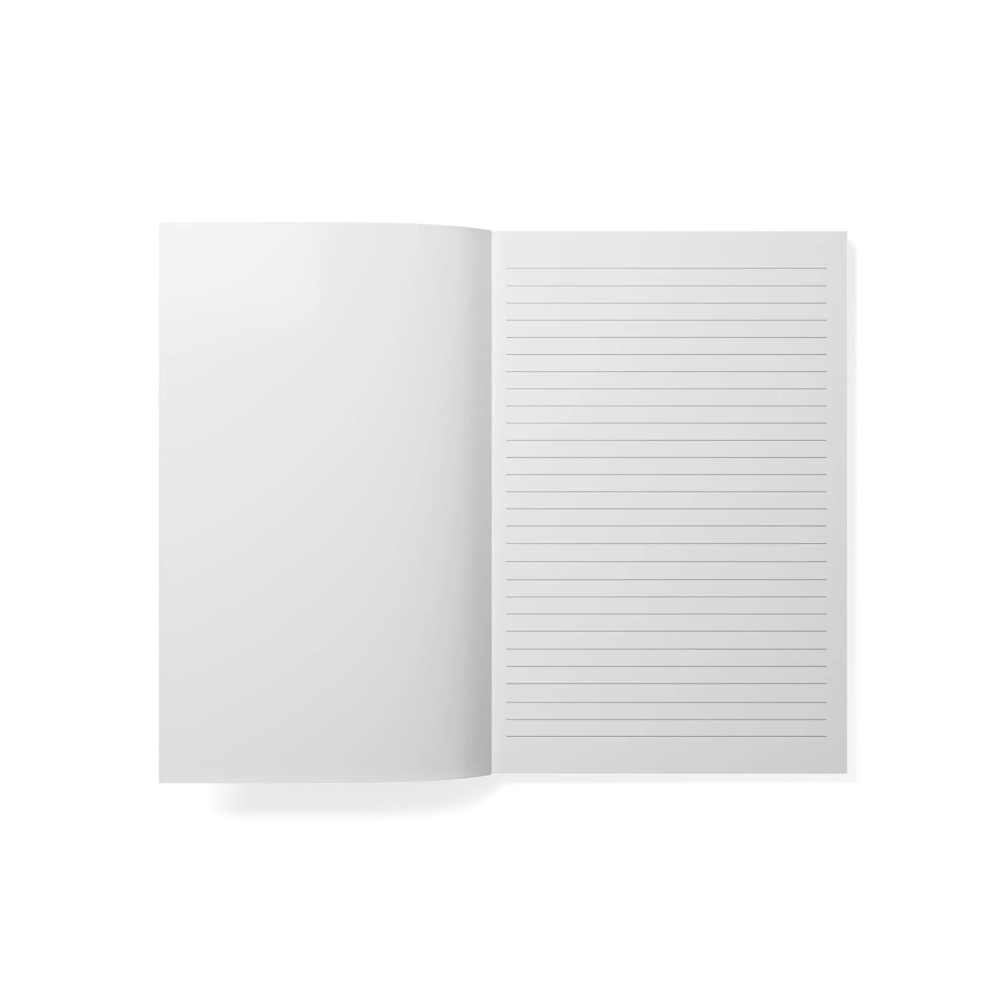 Vampire Art French Grandad Stripes in Khaki Softcover Notebook, A5