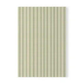 Vampire Art French Grandad Stripes in Khaki Softcover Notebook, A5