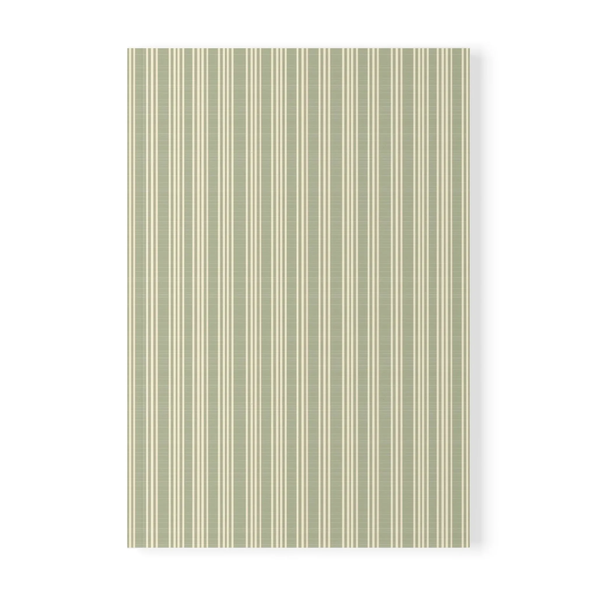 Vampire Art French Grandad Stripes in Khaki Softcover Notebook, A5
