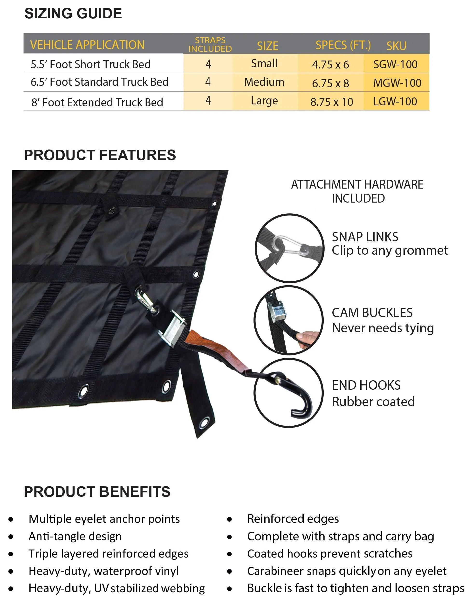Waterproof Cargo Net