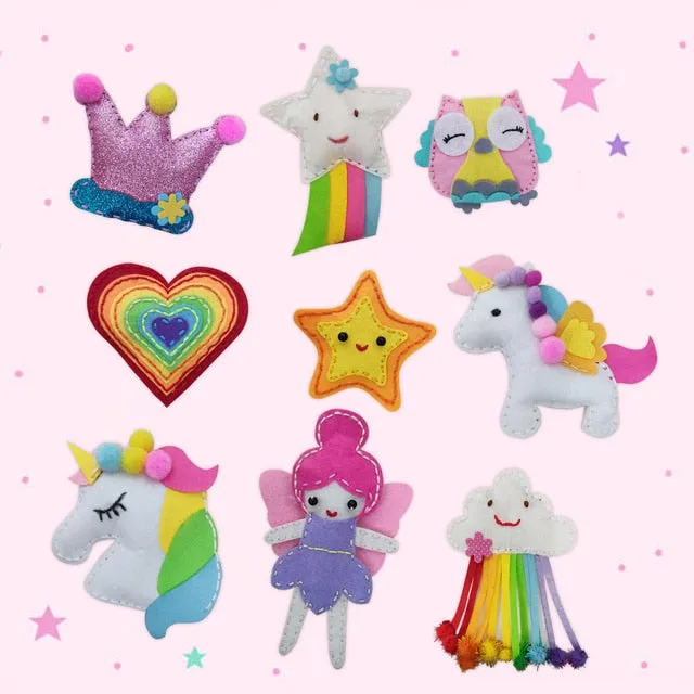 Woodland Animals DIY Felt Craft Sewing Kits For Kids